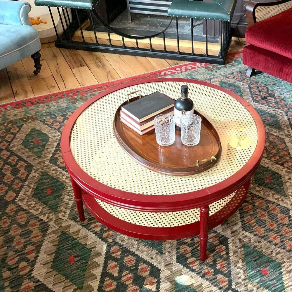 Lucia Coffee Table, Pomegranate