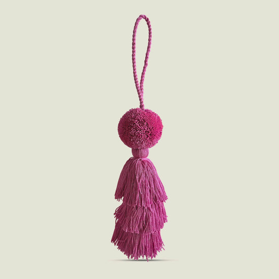 Wayuu Pastel Pom Pom Tassel