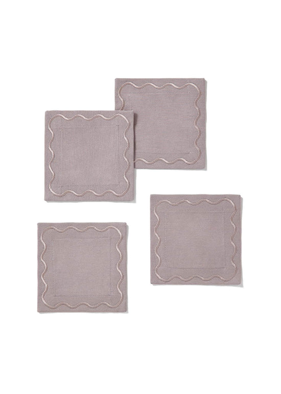 Azo Coaster Set in Grey