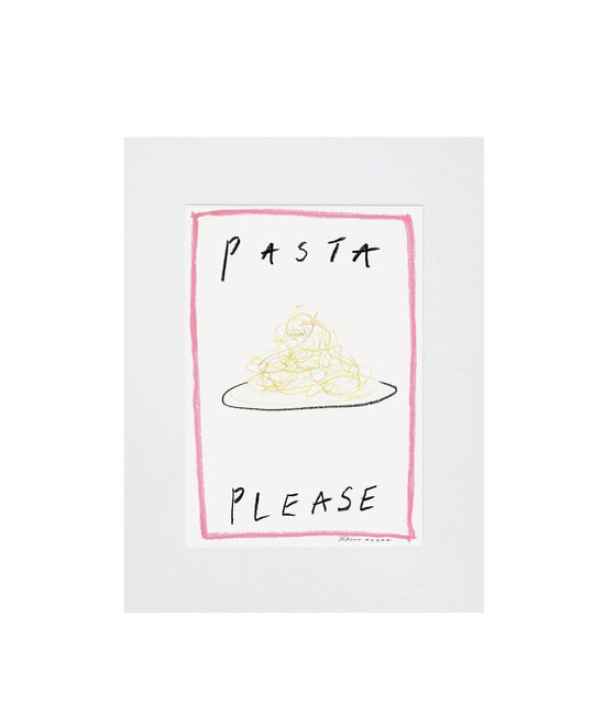 Pasta Please Art Print