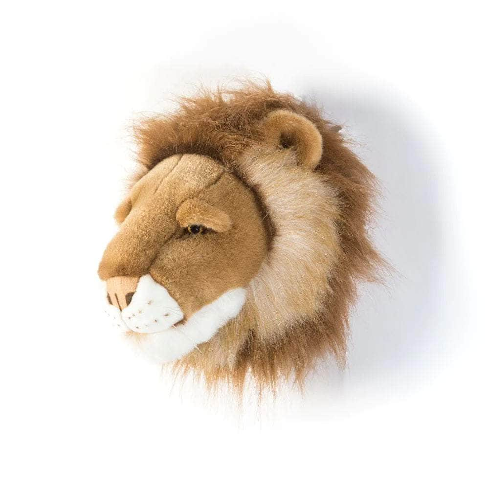 Cesar the Lion Wall Mounted Plush Head