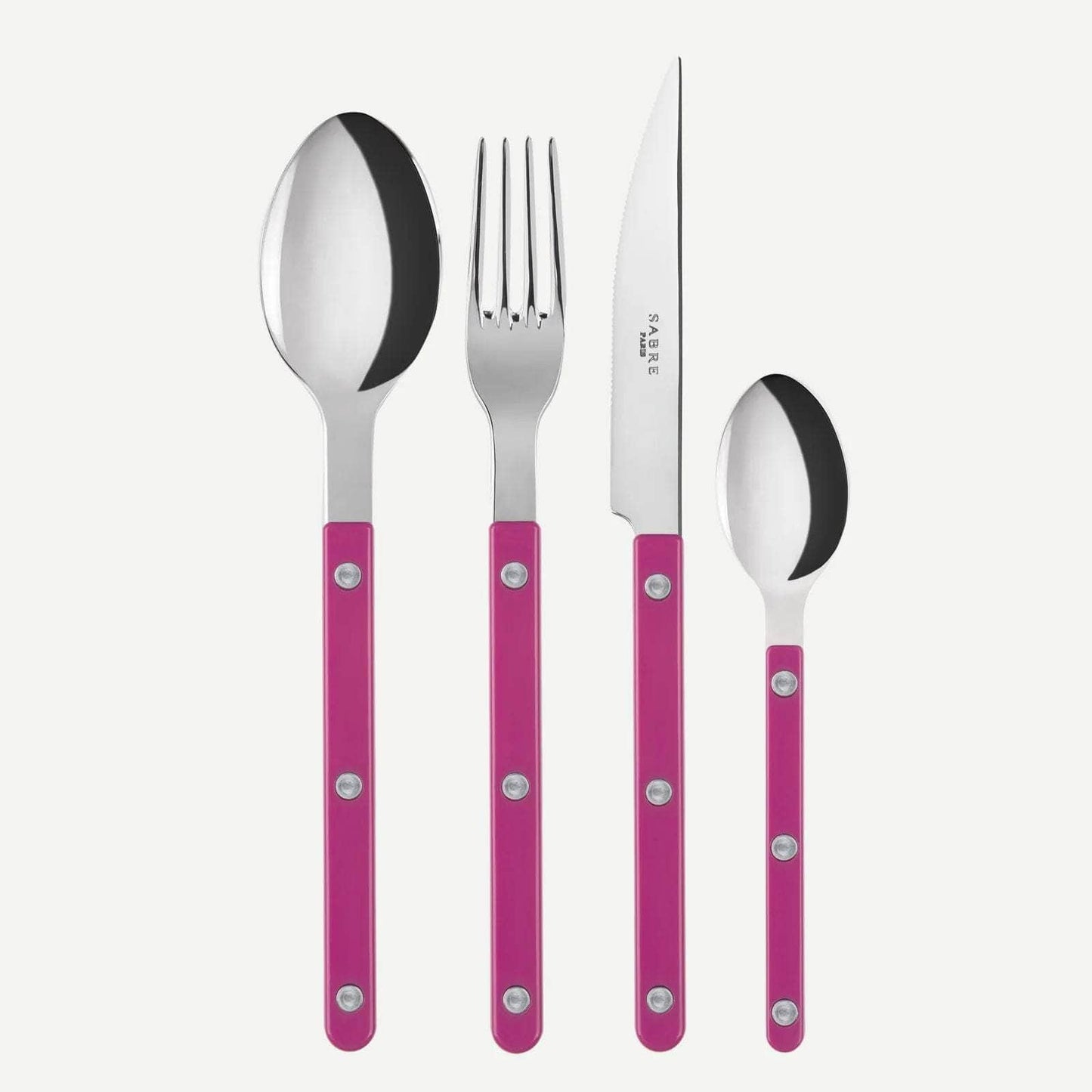 Bistrot 4 PC Cutlery Set | Raspberry