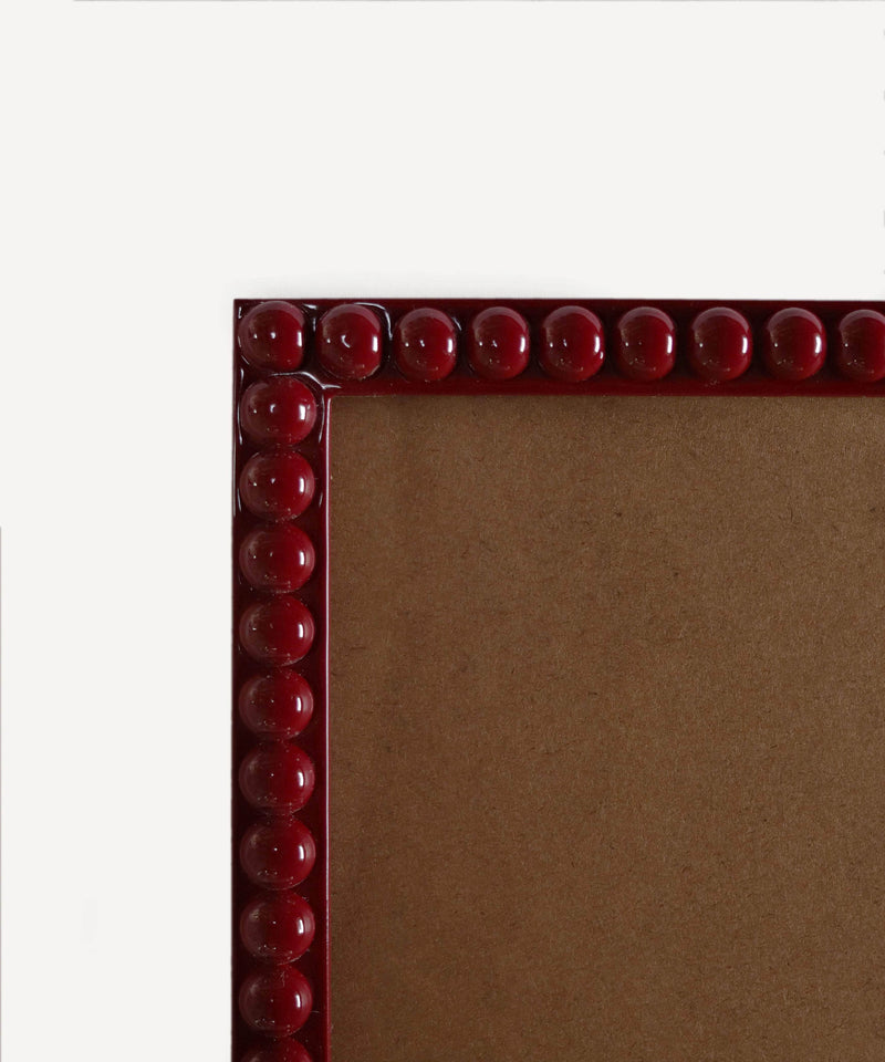 Burgundy Bobbin Picture Frame