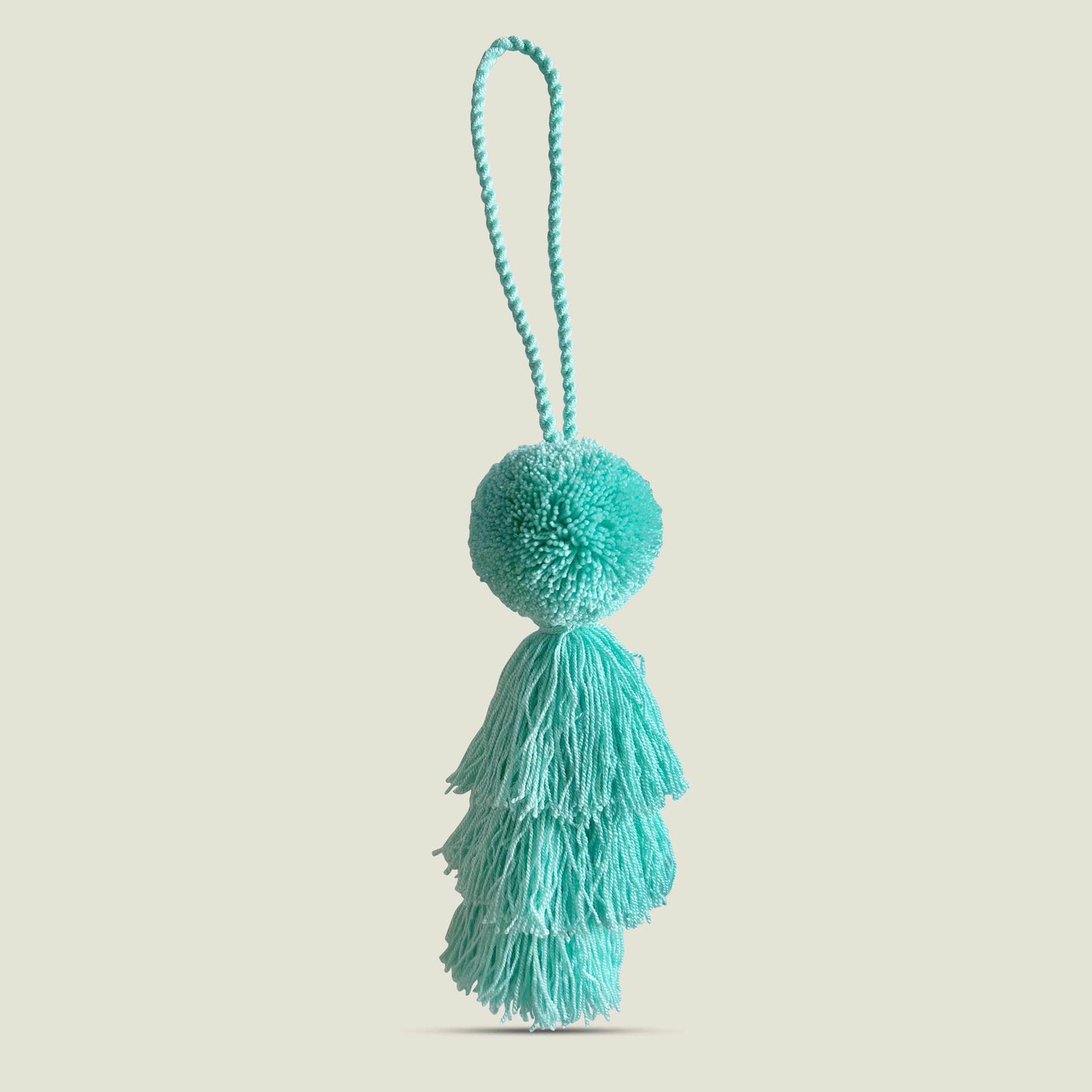 Wayuu Pastel Pom Pom Tassel