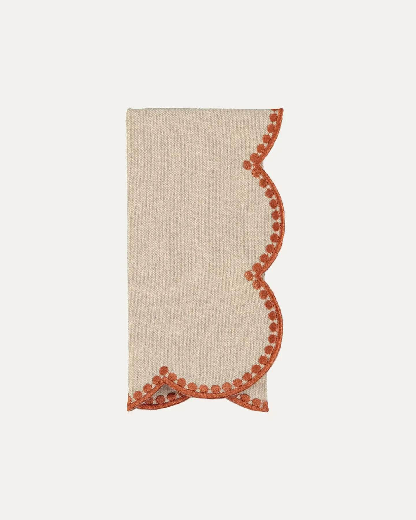 Gotas Napkin, Beige with Terracota