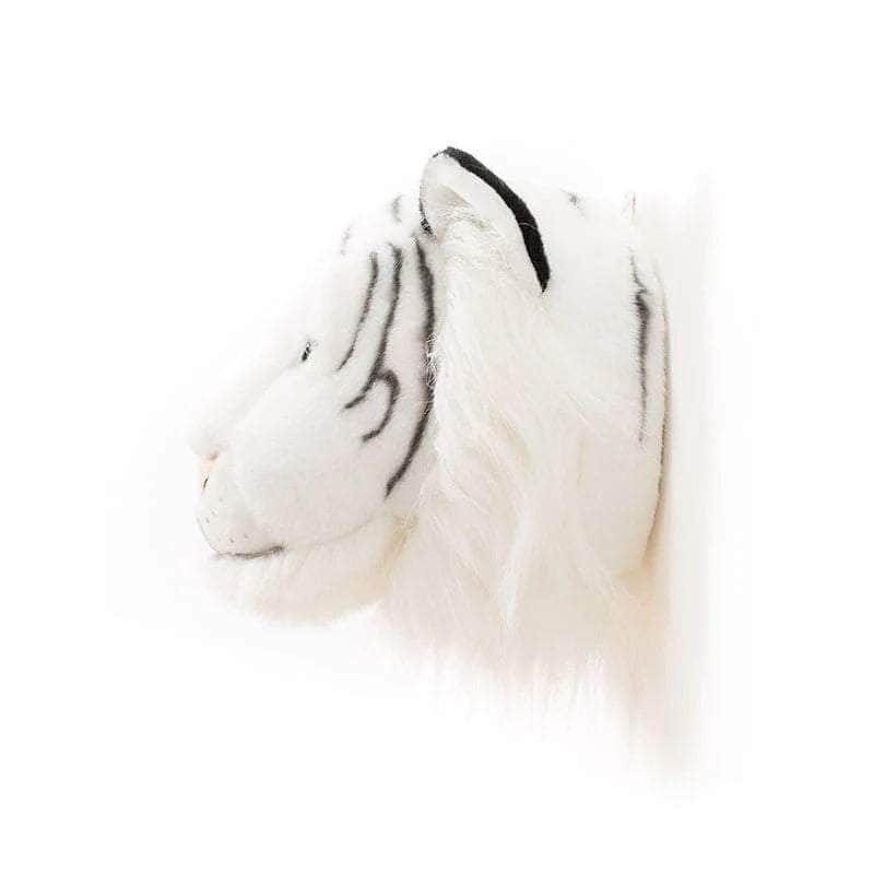 Albert the White Tiger Wall Mounted Plush Head