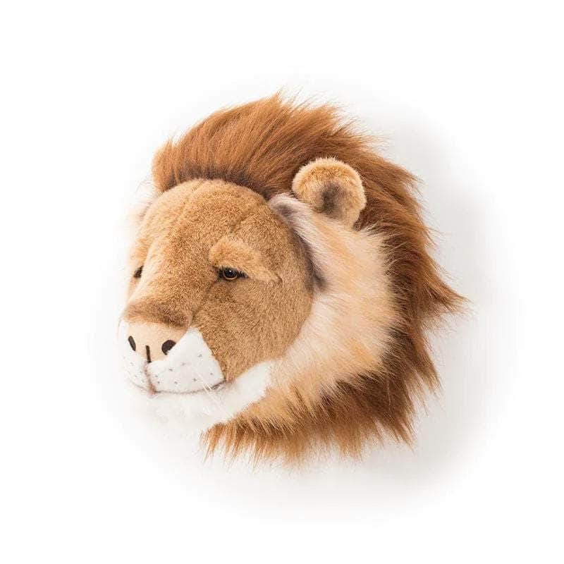 Cesar the Lion Wall Mounted Plush Head