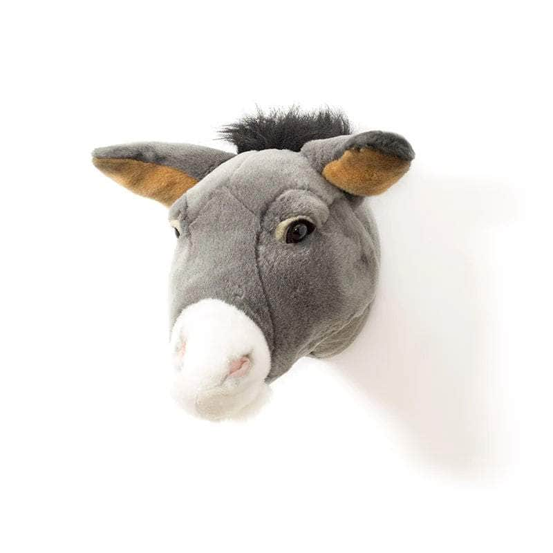 Francis the Donkey Wall Mounted Plush Head