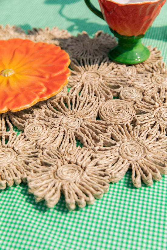 Fleur Raffia Placemat