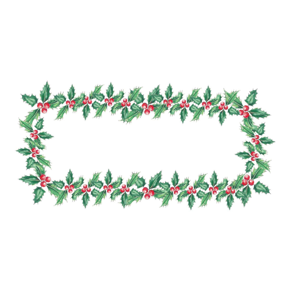 Holly and Mistletoe Place Cards