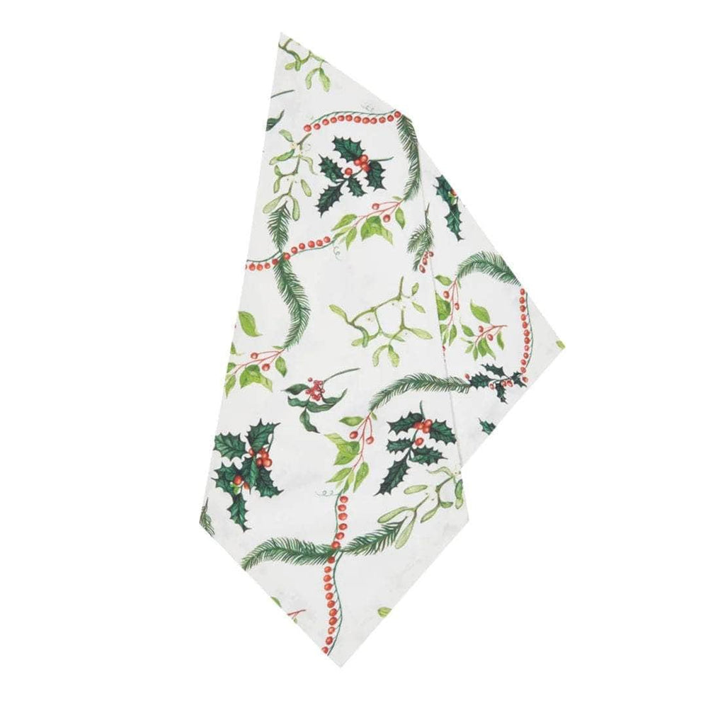 Holly & Mistletoe Napkins