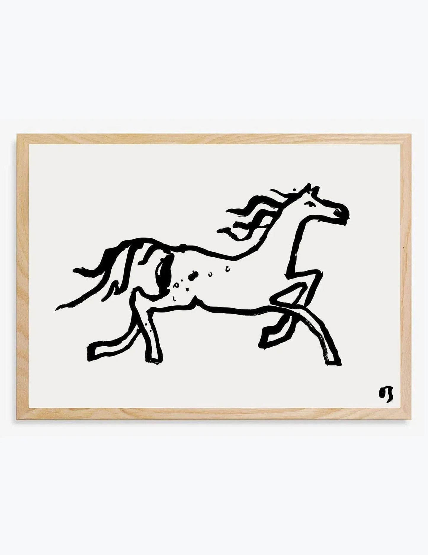 The Trot Art Print