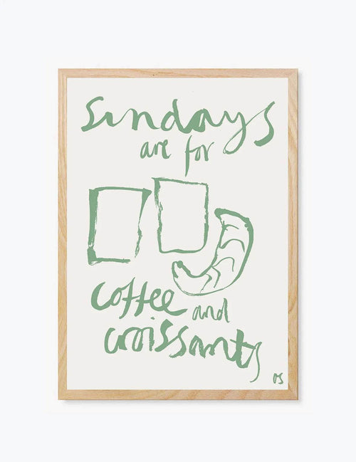 Sunday | Wall Art Print