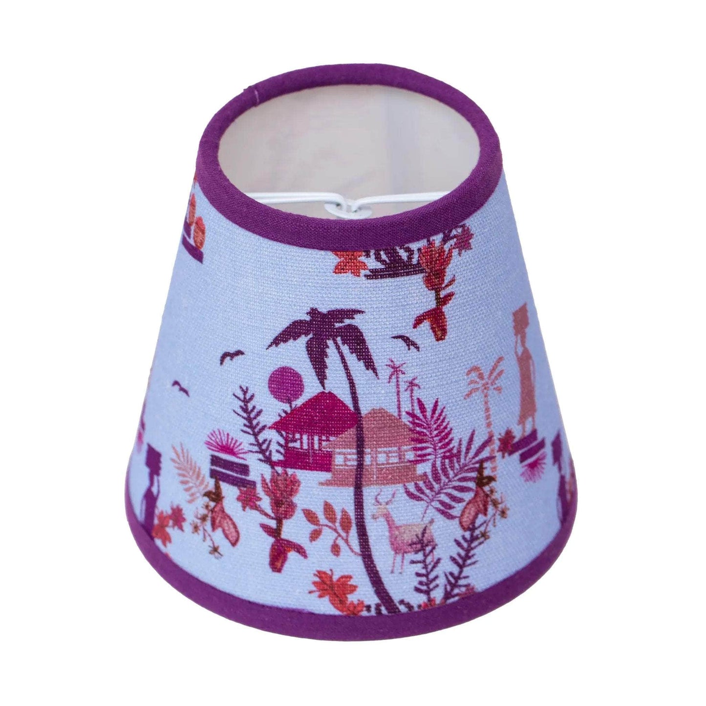 Laramee | 5" Mauve Candle Clip Lampshade