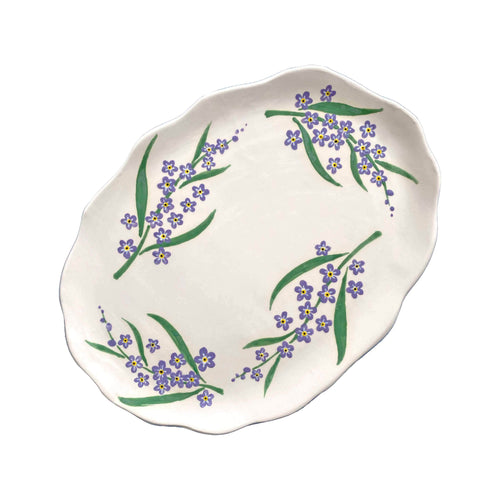 Forget-Me-Not Serving Platter