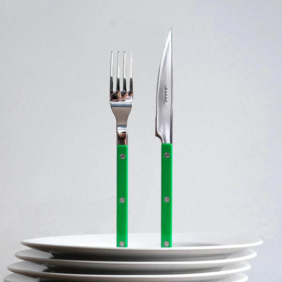 Bistrot 24 Pc Cutlery Set | Garden Green