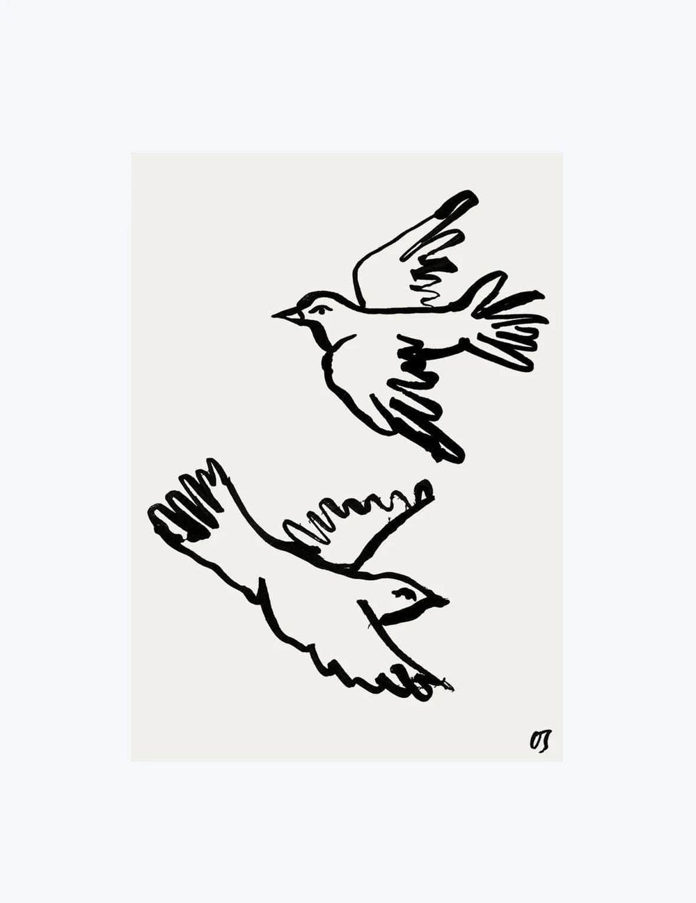 The Doves | Wall Art Print