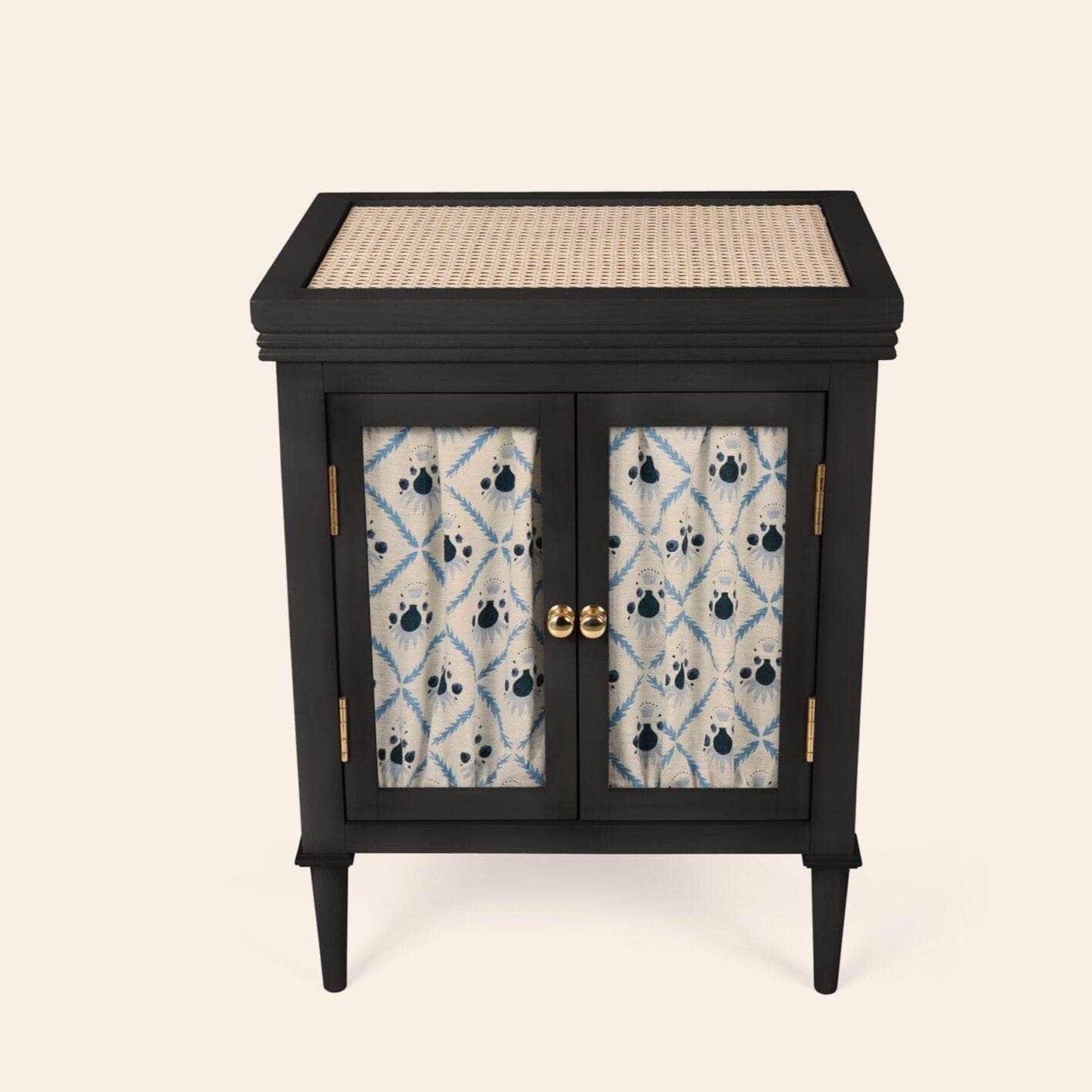 Livia Bedside Cabinet, Charcoal