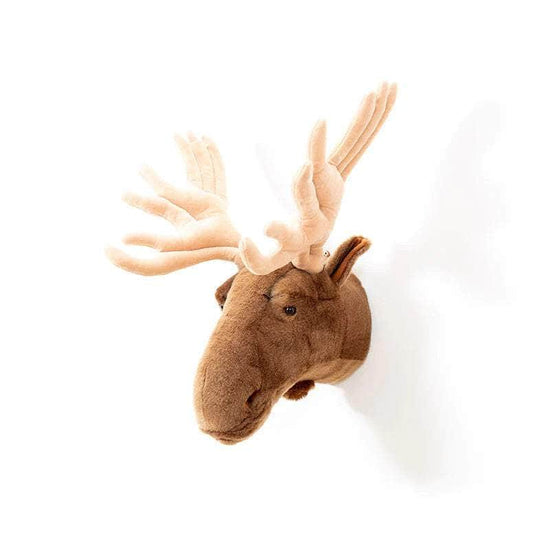 Alfred the Moose Wall Mounted Plush Head