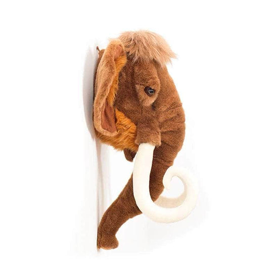 Arthur the Mammoth Wall Mounted Plush Head