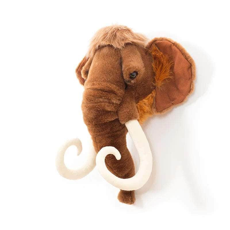 Arthur the Mammoth Wall Mounted Plush Head