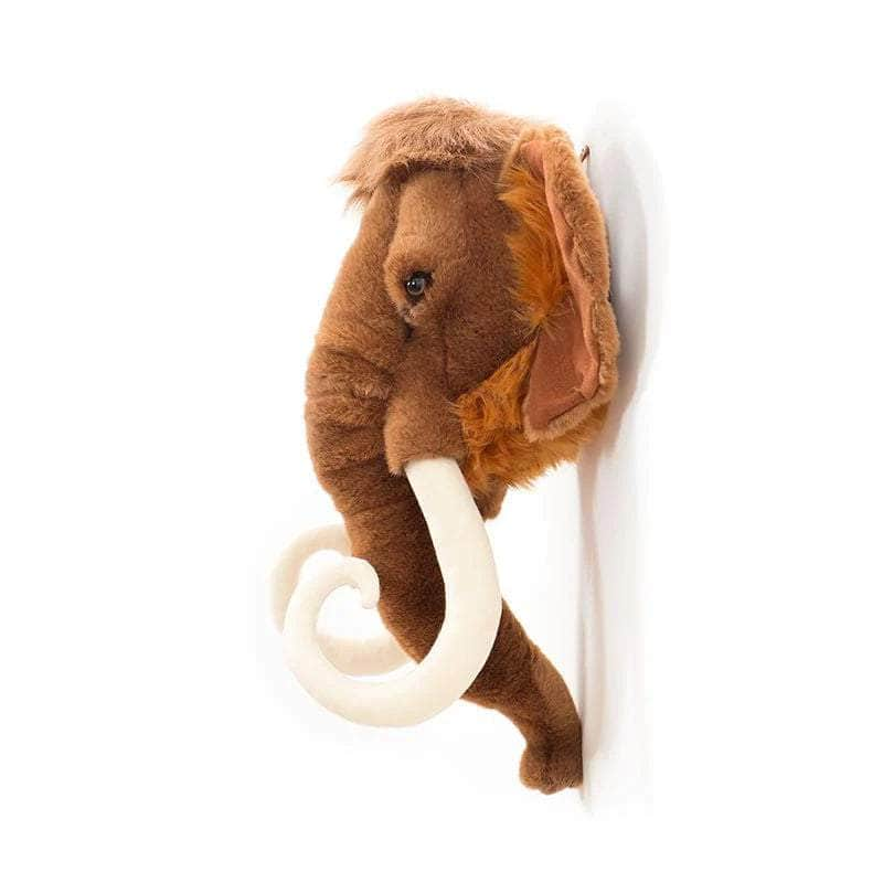 Arthur the Mammoth Wall Mounted Plush Head