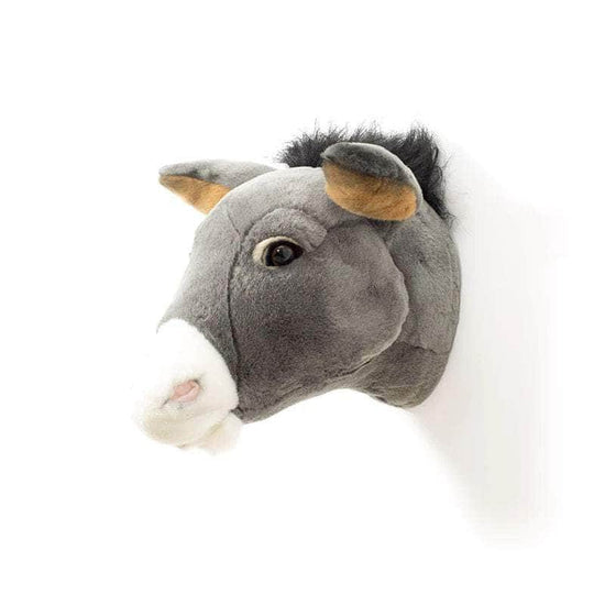 Francis the Donkey Wall Mounted Plush Head