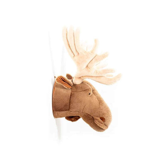 Alfred the Moose Wall Mounted Plush Head