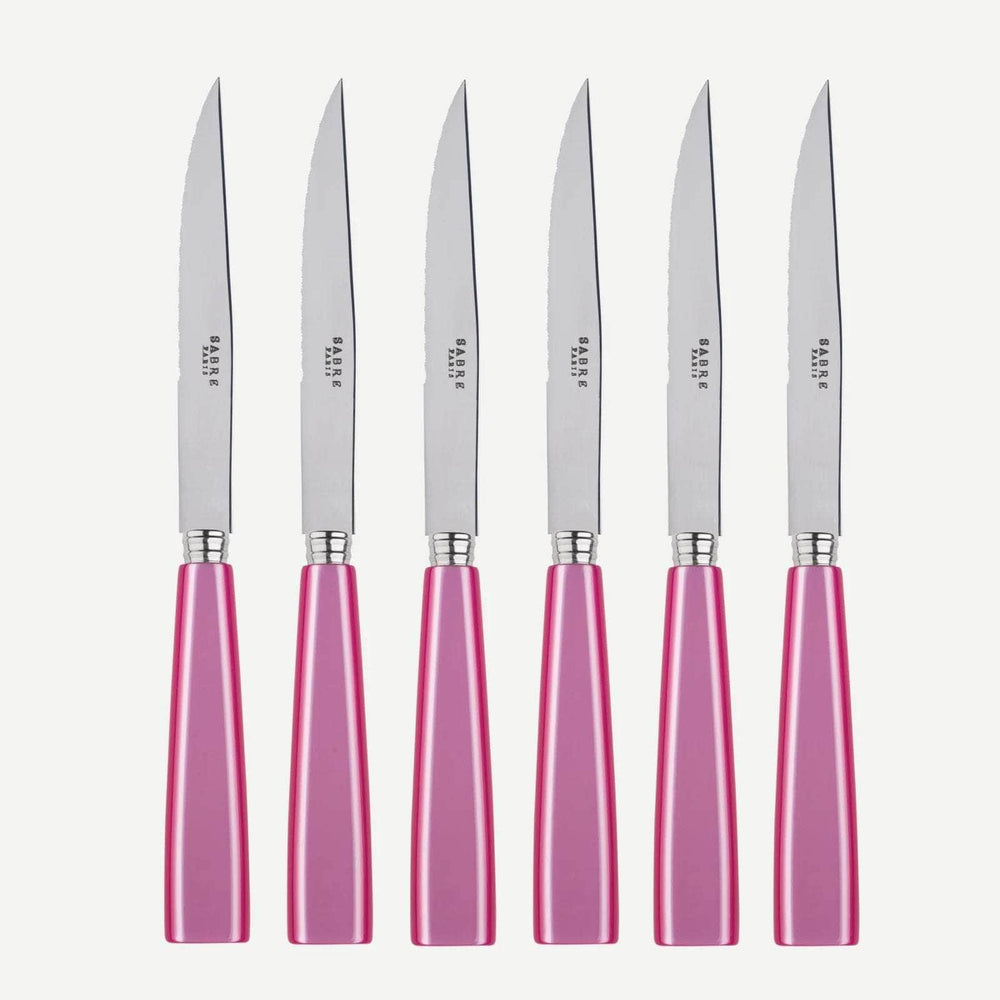 Icône 6 Steak Knives | Pink