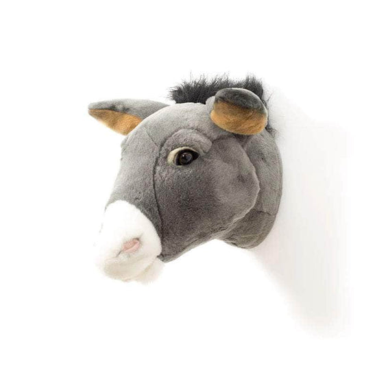 Francis the Donkey Wall Mounted Plush Head