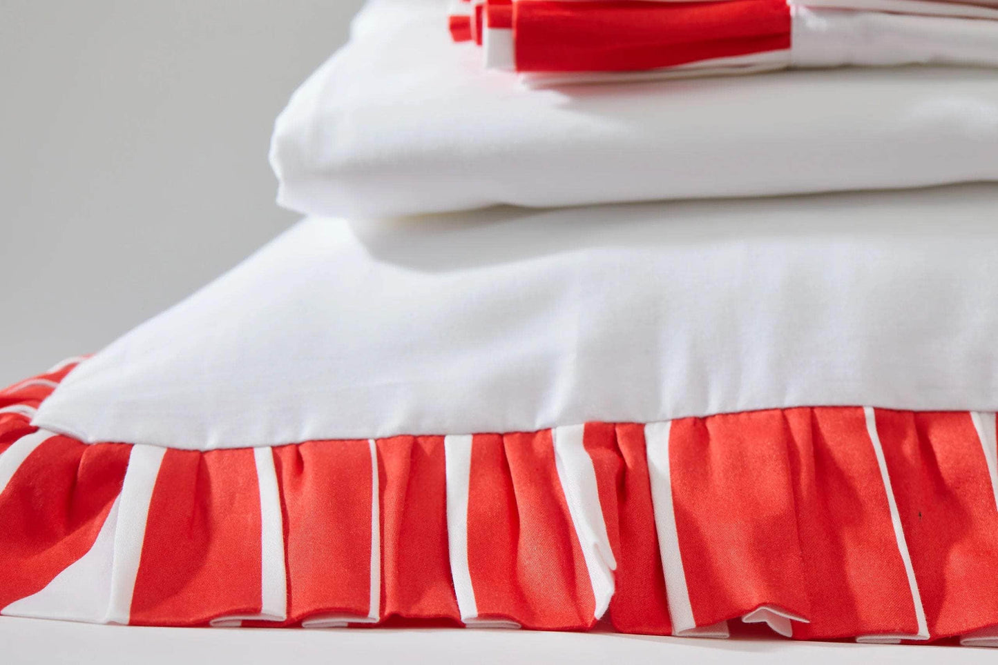 Red and White King Duvet