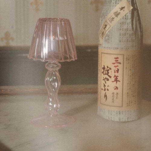 Polly Candle Lantern Pink