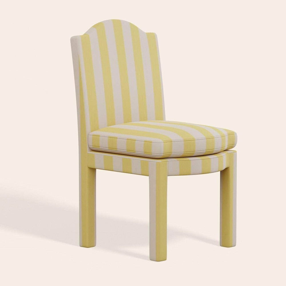 Pair of Leo Dining Chairs, Citron