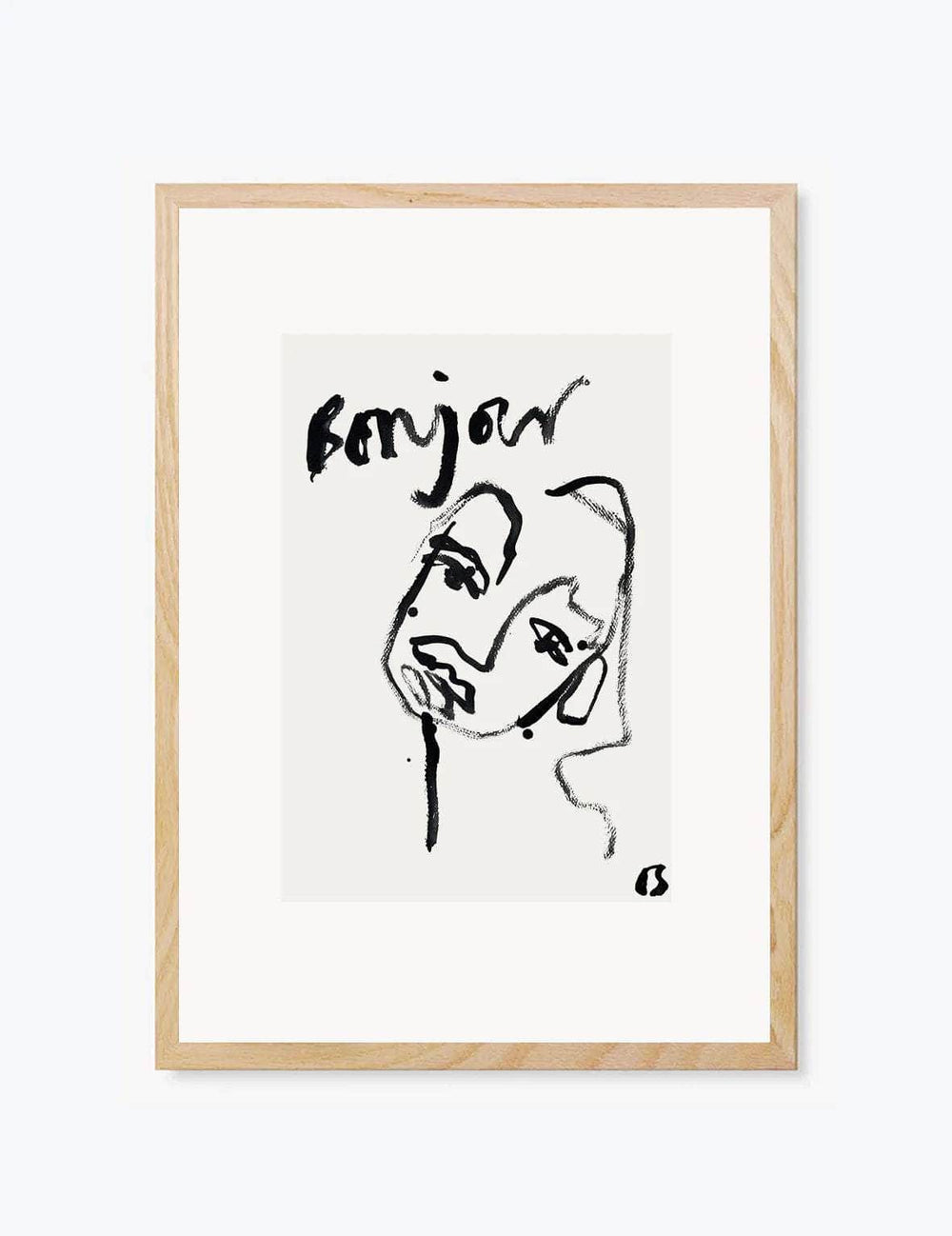 Bonjour | Wall Art Print