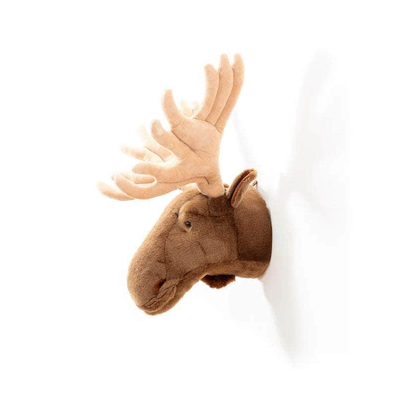 Alfred the Moose Wall Mounted Plush Head