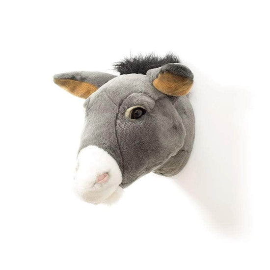 Francis the Donkey Wall Mounted Plush Head