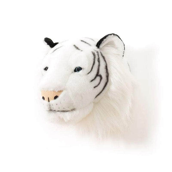 Albert the White Tiger Wall Mounted Plush Head