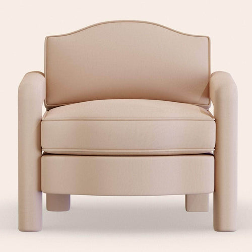 Elio Armchair, Rose Linen