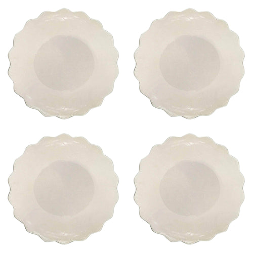 Dinner Plate, Scalloped, Set of Four