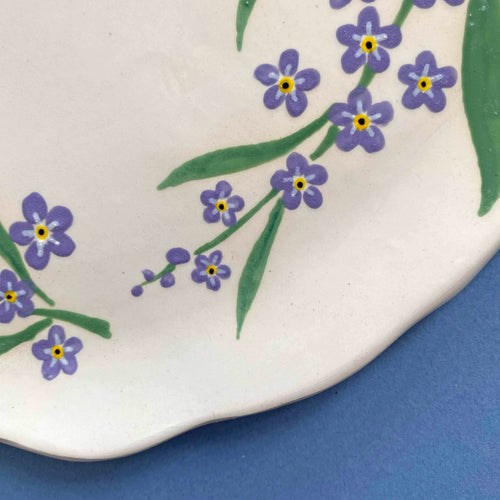 Forget-Me-Not Serving Platter