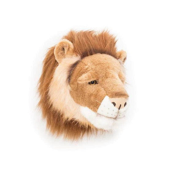 Cesar the Lion Wall Mounted Plush Head