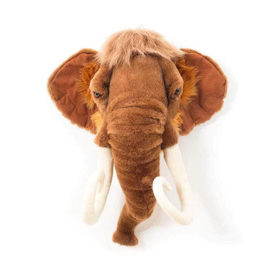 Arthur the Mammoth Wall Mounted Plush Head