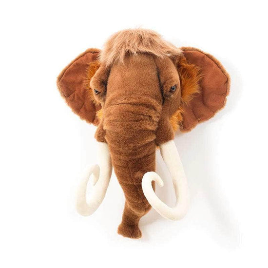 Arthur the Mammoth Wall Mounted Plush Head