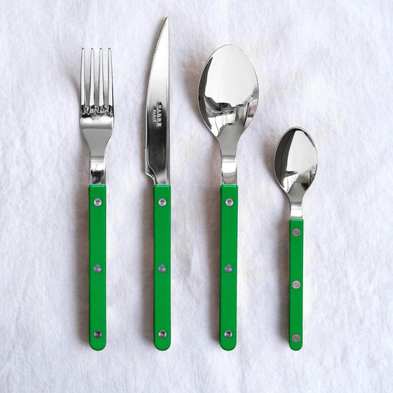 Bistrot 24 Pc Cutlery Set | Garden Green