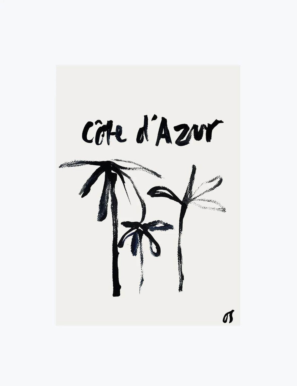 Côte d'Azur | Wall Art Print