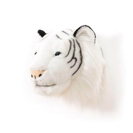 Albert the White Tiger Wall Mounted Plush Head