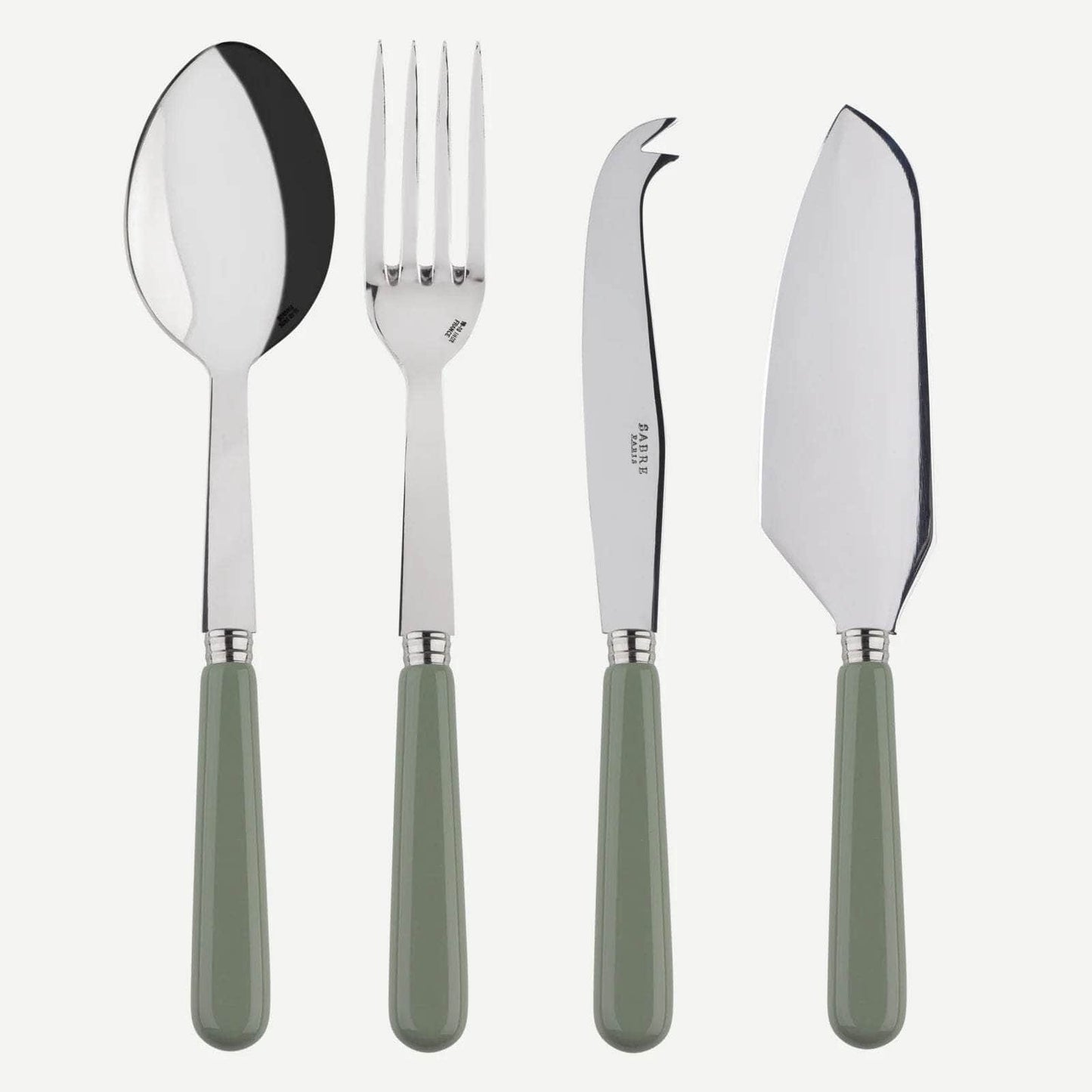 Pop 4 pc Serving Cutlery Set | Asparagus