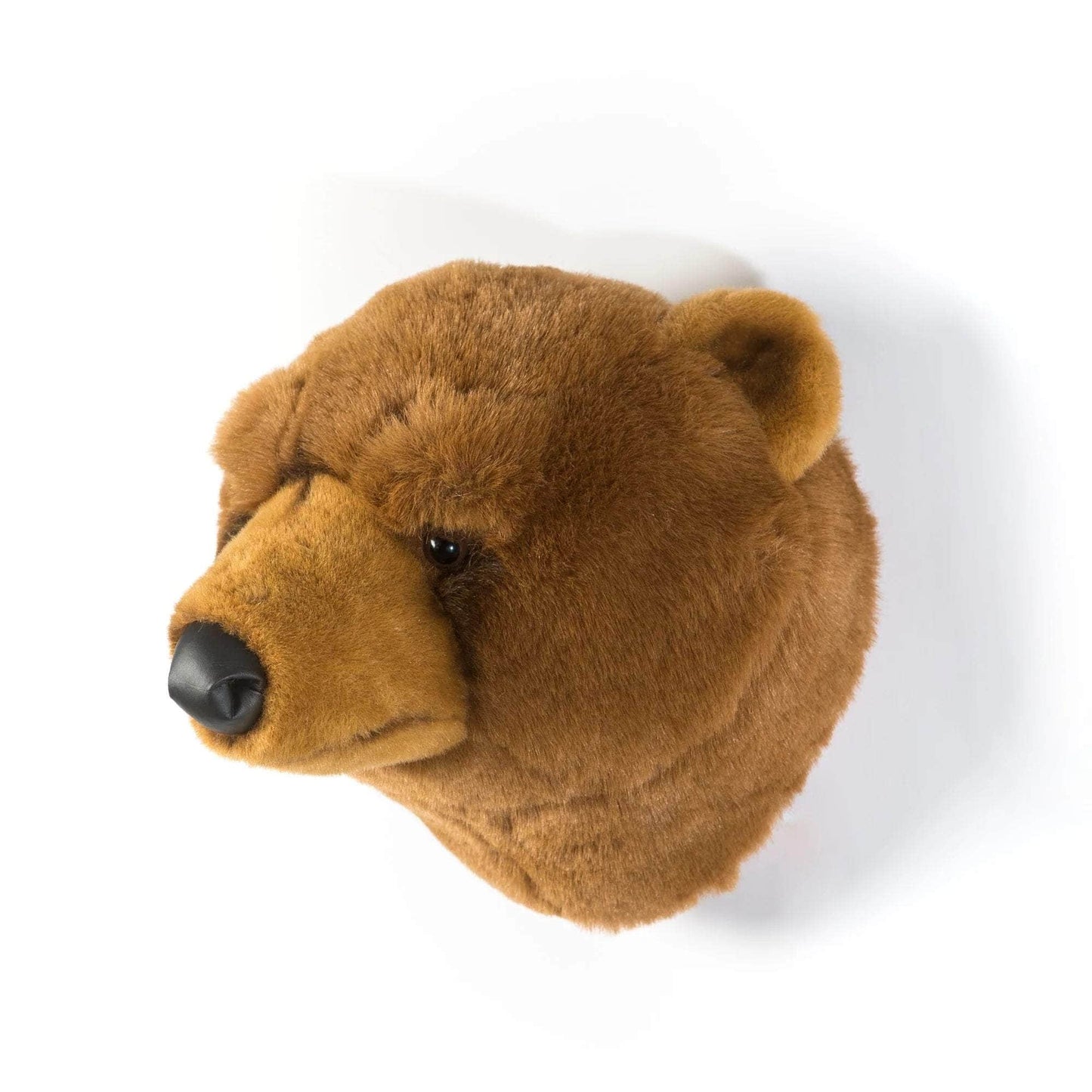 Oliver the Brown Bear Wall Mounted Plush Head