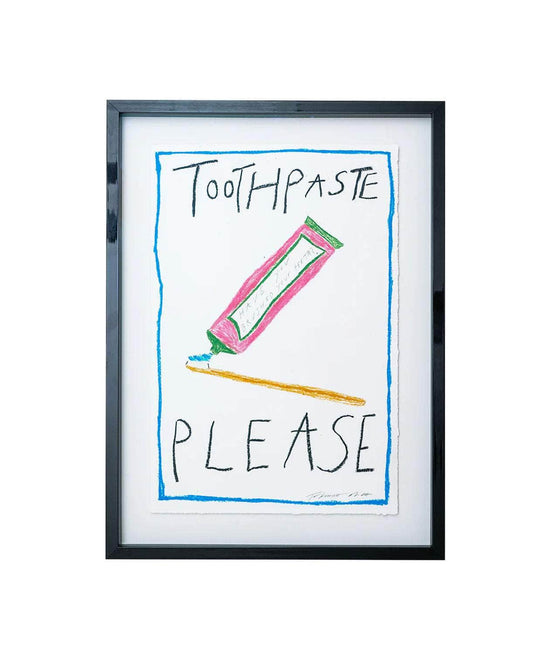 Toothpaste Please Art Print