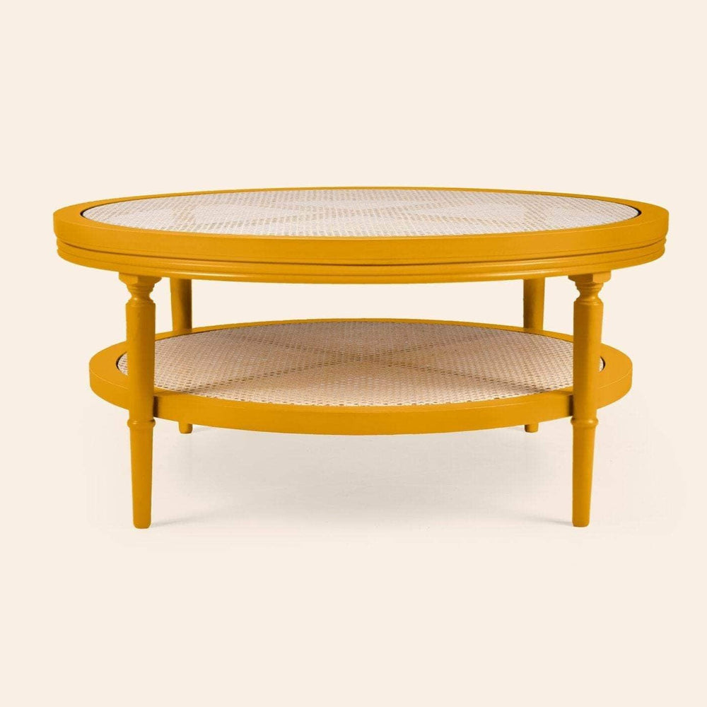 Lucia Coffee Table, Mustard